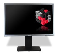 Acer B223W - 22 Zoll TFT Flachbildschirm Monitor - interne Lautsprecher - schwarz / silber