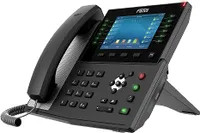 Fanvil X7C, IP-Telefon, Schwarz, Kabelgebundenes Mobilteil, 20 Zeilen, Ton/Impuls, LCD