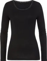 LASCANA Langarmshirt schwarz Größe 36/38