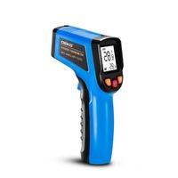DEKO Infrarot Thermometer für kontaktlose Messungen - Temperaturbereich von: -50 ° bis 600 ° Grad - Backofenthermometer - Ofenthermometer mit LCD Display - Backofen-Thermometer