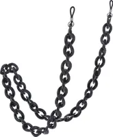 Brillenkette Panzerkette Schwarz