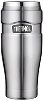 THERMOS Thermobecher Stainless King, Edelstahl mattiert 0,47 l, hält 7 Stunden heiß, zerlegbarer Verschluss, spülmaschinenfest, absolut dicht, BPA-Frei - 4002.205.047