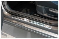 Edelstahl Exclusive Einstiegsleisten für VW Passat B8 3G Variant Kombi Bj.2014-2023, Farbe:Silber
