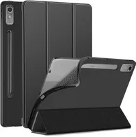Ultra Slim Hülle für Lenovo Idea Tab Pro / Tab P12, 12,7", TPU Silikon, Smart Cover - Schwarz