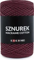 Makramee Baumwollseil 2mm - 200m - Weinrot