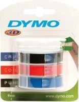 DYMO Prägeband 3D 9 mm breit 3 m lang grün glänzend