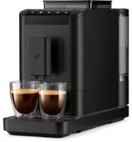 Tchibo Kaffeevollautomat Esperto2 Caffé Espresso und Caffè Crema - mit 2-Tassen-Funktion, Kaffeemaschine mit Touch-Display und Direktauswahl, einstellbare Kaffeestärke, Limited Edition, All Black
