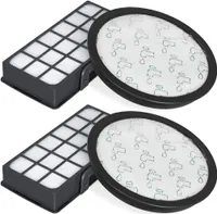 Set mit 2 HEPA-Filtern für Rowenta Silence Force Cyclonic 4AAAA RO7647EA RO7663EA RO7676EA RO7681EA (Modell RO76xx) Staubsauger, Ersatzfilterzubehör ZR903701