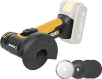 Akumulátorová mini úhlová bruska CHOPPER WORX 20V 76mm WX801.9, bez baterie a nabíječky