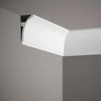 PROVISTON Lichtleiste XPS 90 x 40 x 1150 mm Weiß Indirekte Beleuchtung  Led-Beleuchtung
