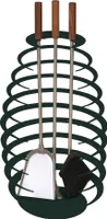 Kaminbesteck / Kamingarnitur Lienbacher schwarz / Edelstahl 3-tlg.