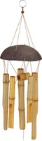 relaxdays Windspiel aus Bambus & Kokos