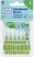 TePe | Interdentalbürsten 0,8 mm - Grün - 6 Stück - Effektive Zahnreinigung - Schutz vor Karies