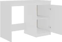 vidaXL Schreibtisch Weiß 140x50x76 cm Holzwerkstoff