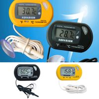 LCD Digital Thermometer Tester Temperaturmesser Schwimmthermomter mit Saugnapf für Aquarium