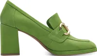 MARCO TOZZI Damen Pumps Zierspange Loafer Blockabsatz 2-24416-42, Größe:40 EU, Farbe:Grün