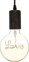 Deko Glühbirne LOVE, LED, G125