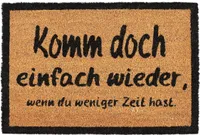 relaxdays Fußmatte Kokos KOMM WIEDER
