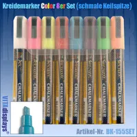 Kreidestifte (2-6mm) im 8er COLOR-SET