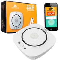 Smart Home CO Melder WiFi, Kohlenmonoxidmelder, Detector, Smartphone APP, Alexa Google Home Tuya, Spacetronik SL-DC01