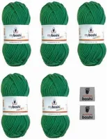 No.1 Set 5 Knäuel a 50g Grasgrün 122