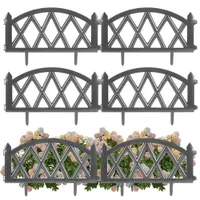 Vilde Palisade Gartenpalisade Beeteinfassung Beetzaun Zierzaun Rasenkante Bordüre in Braun 50x30 cm 6 Stück 300 cm