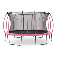 Plum Springsafe Trampolin Colours mit Sicherheitsnetz, Farbe:Pink 426 cm