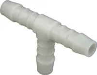 tecuro Schlauchverbinder T-Stück, allseitig Ø 18 mm - Nylon weiß