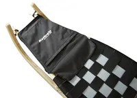 Kathrein Spritzschutz und Sitzverlängerung mit Tasche Schlitten , Farbe:schwarz