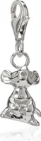 Damen Charm-Anhänger Geldbeutel Maus 925 Silber 12x9mm Amulett für Bettelarmband