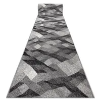 Teppich Antirutsch RUMBA 1809 grau meliert 80x200 cm