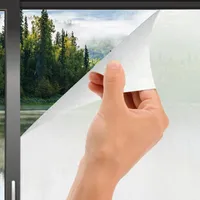 Fensterfolie 90x200 cm Milchglas Blickdicht