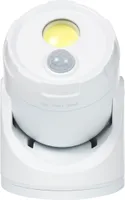 LED Batterie Außenleuchte Strahler Flutlicht Bewegungsmelder Erdspieß mit Batterien Weiß
