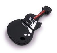 Onwomania Gitarre schwarz PVC Instrument Musik Funny USB Stick 8 GB USB 2.0