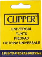 Clipper Feuerstein Flints 9 im Blister Universal Feuerzeug Lighter Set Gas NEU 9 Stk. (1 Blister)