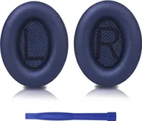 Ersatz Ohrpolster für Bose QC35, kompatibel mit Over-Ear Kopfhörern von QuietComfort 35 (QC35) und Quiet Comfort 35 II (QC35 ii)(NavyBlue)