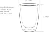 Melina Teeset Teekanne 1,3l mit 6 x Gläser 200ml Teeservice 7-teilig aus Glas Melina Teeset Teekanne 1,3l mit 6 x Gläser 200ml Teeservice 7-teilig aus Glas