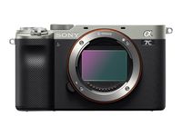 Sony Alpha 7C / ILCE-7C 24,2 Megapixel Systemkamera, 4k Ultra HD Video, 8-fach digitaler Zoom, optischer Bildstabilisator, 35,6 x 23,8 mm CMOS-Sensor, 7,62 cm (3 Zoll) klappbares Selfie-Display, Touchscreen, WLAN, YES, wasserabweisendes Gehäuse