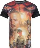 Star Wars Pánske sublimované tričko Phantom Menace NS4093 (L) (farebné)