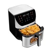 TESLA AirCook Q70 XXL WiFi Pro multifunktionale digitale Heißluftfritteuse, 9L, 1700W, Tuya,