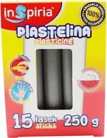Plastelína šedá15 tyčinek 250g