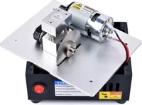 96W Mini-Präzisionstischsägen Multifunktionale Holzbearbeitungsbank 5000 U / min Drehmaschine Elektrischer Polierschleifer
