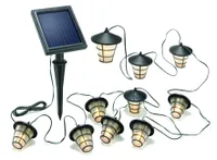 Esotec 102152 Solar-Lichterkette Laterne Außen solarbetrieben Anzahl Leuchtmittel 10 LED Warmweiß