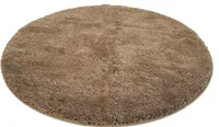 Mikrofaser-Badematte 90 cm rund,  Braun 90cm
