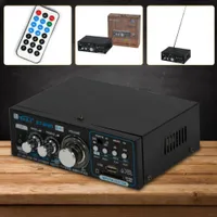 Leistungsverstärker 12V Mini HiFi Digital Audio Stereo Verstärker Black Amplifier Digital Power Amplifier Verstärker FM Radio Mini HiFi Audio Amplifier