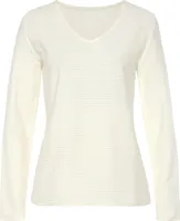 LASCANA Langarmshirt creme Größe 48/50