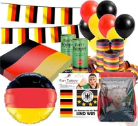 Deutschland-Fan-Set Schwarz 5-teilig