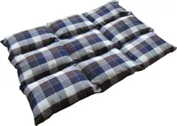 Hundesteppkissen - Hundebett - Ruheplatz - Schlafplatz für Hunde 88x64x7cm (Blau)