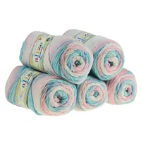 5 x 100g Strickgarn Alize Sekerim Bebe Batik Strick-Wolle Häkel-Garn Farbwahl