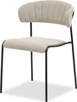 Esszimmerstuhl VEDRANA – beige/schwarz